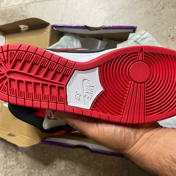 Nike Red and Black Athletic Shoes - Picture 10 of 10